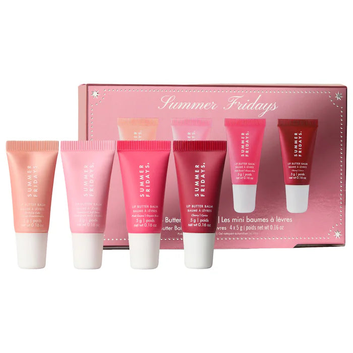 Preorder - The Lip Butter Balm Minis - Pink Set - Summer Friday