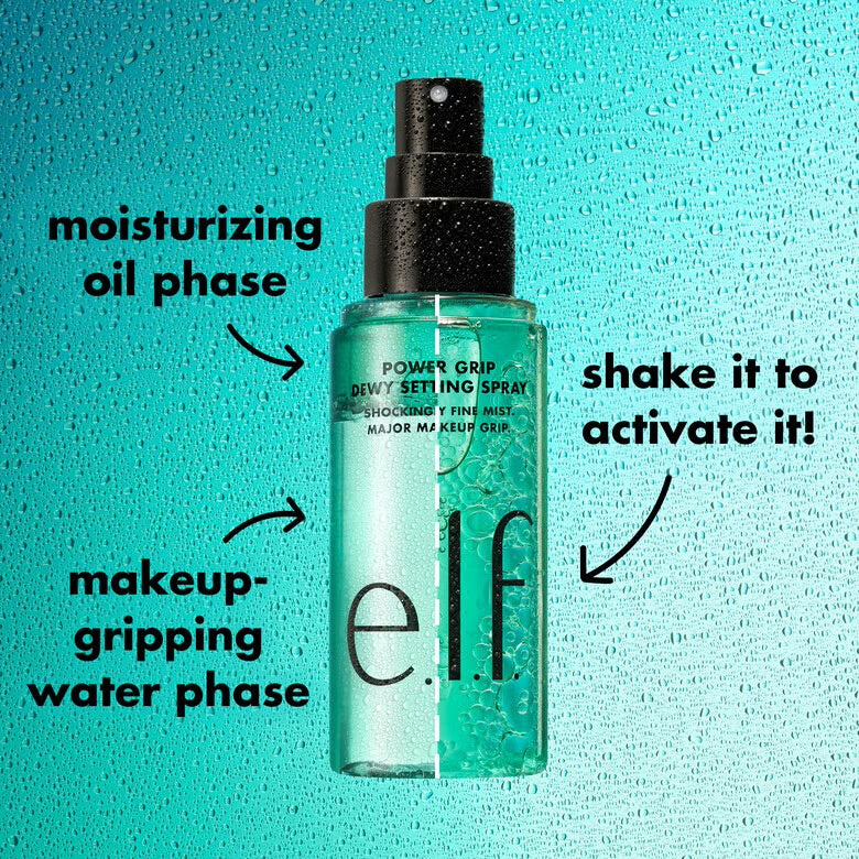 Power Grip Dewy Setting Spray - e.l.f