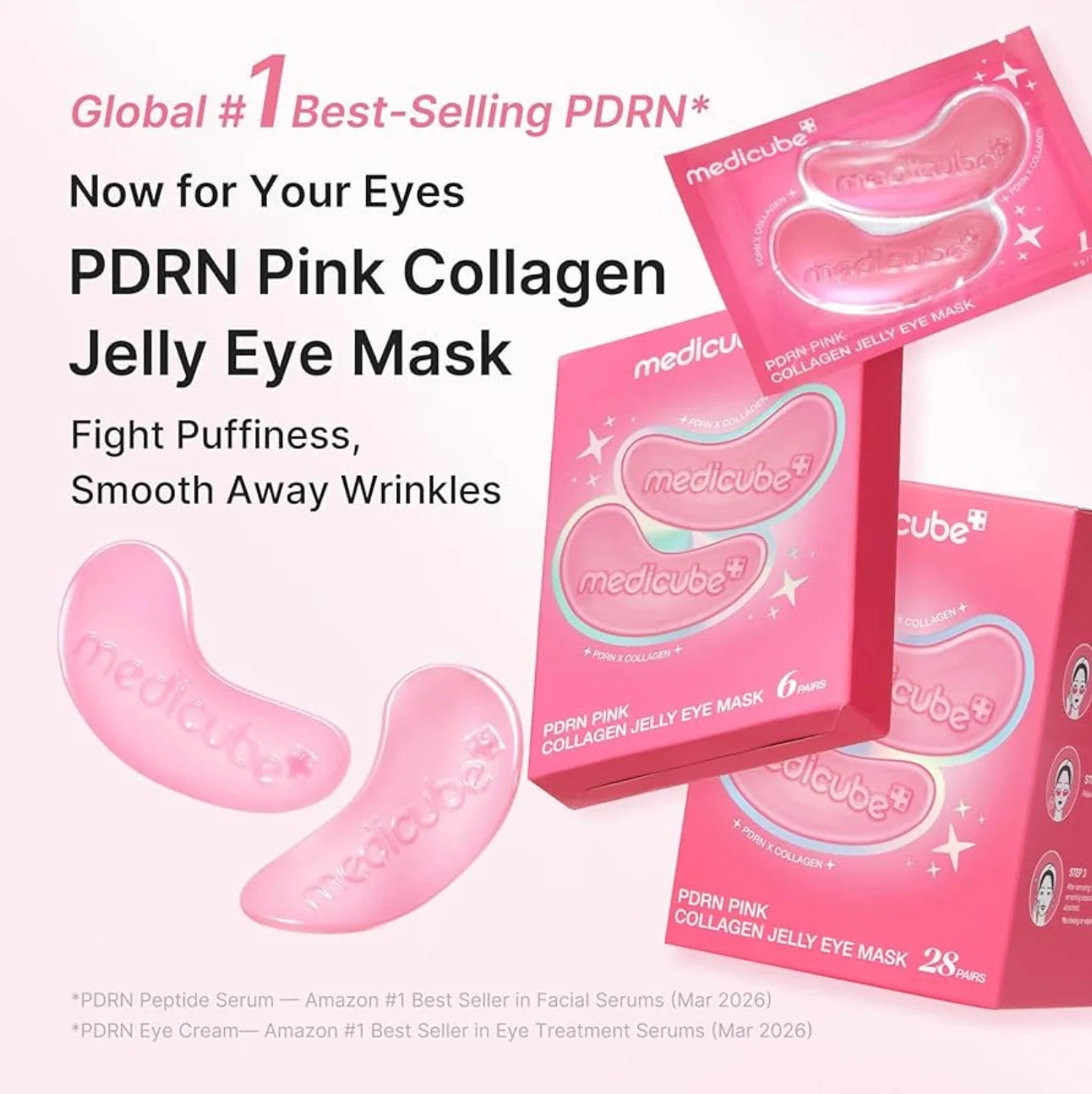 PDRN Pink Collagen Jelly Eye Mask - medicube