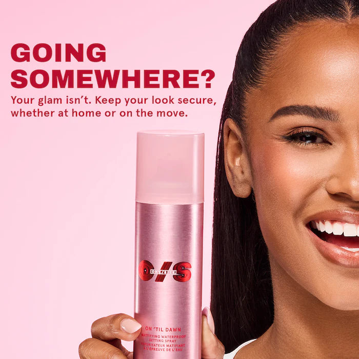 Preorder - On 'Til Dawn Mattifying Waterproof Setting Spray Big & Bitty Duo - One Size