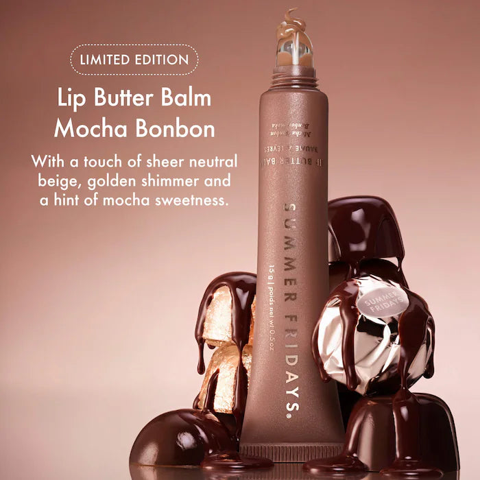 Lip Butter Balm Treatment for Hydration + Nourishing Shine - Summer Friday