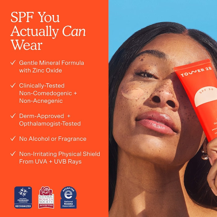SOS FaceGuard SPF 30 Mineral Sunscreen - Tower 28