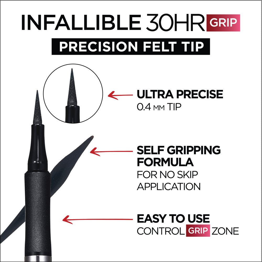 Grip Precision Felt Waterproof Eyeliner - L’Oréal