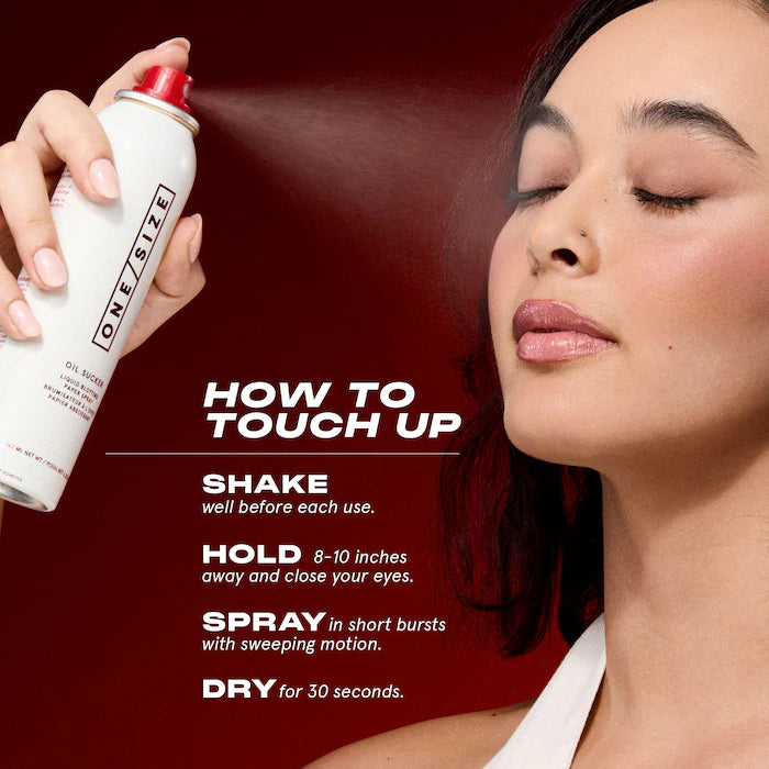 Oil Sucker Liquid Blotting Paper Touch-Up Spray - One Size