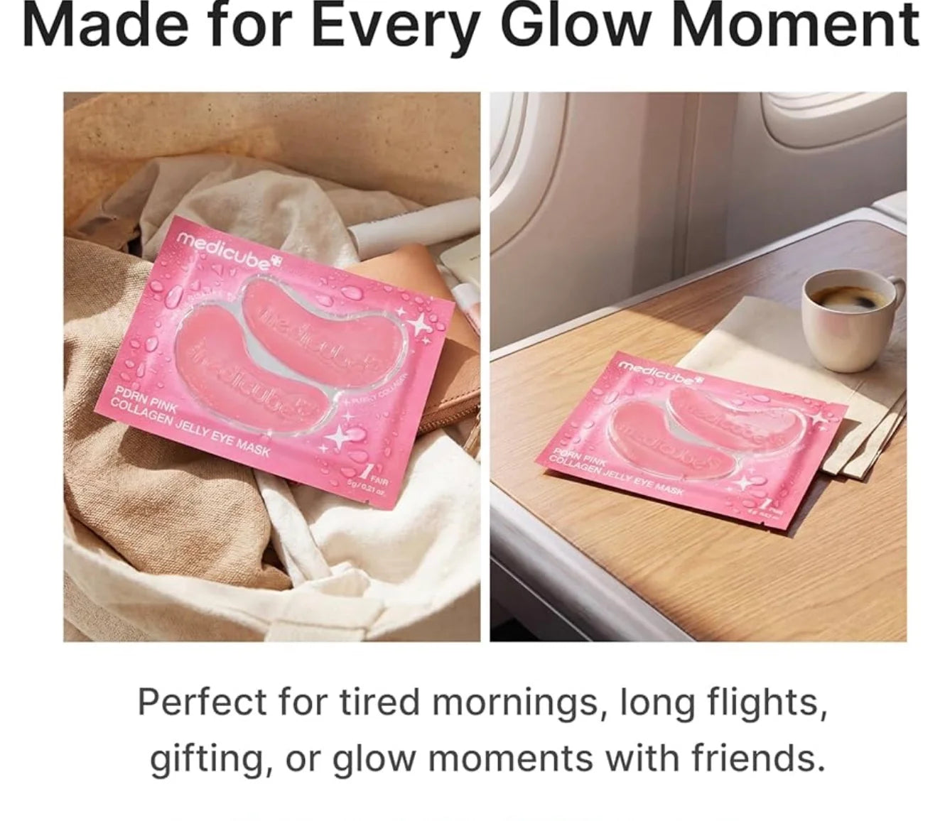 PDRN Pink Collagen Jelly Eye Mask - medicube