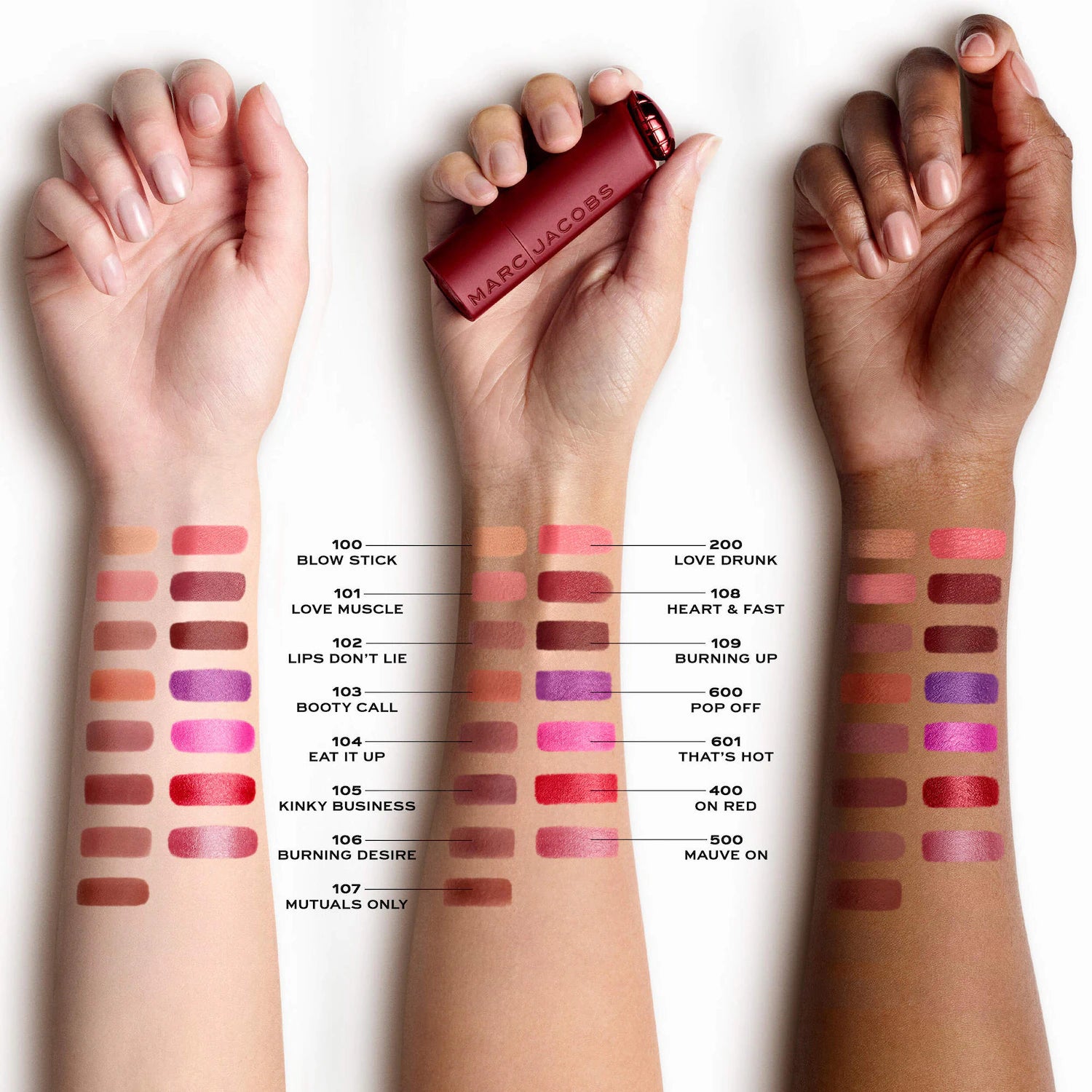Heart On Long-Lasting Soft Shine Lipstick - Marc Jacobs