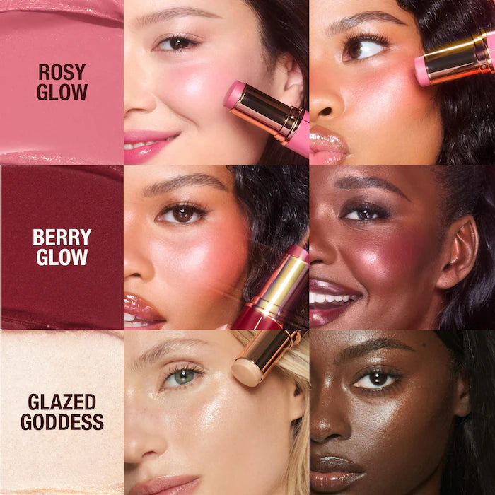 Preorder - Mini Unreal Blush + Glow Trio - Charlotte Tilbury