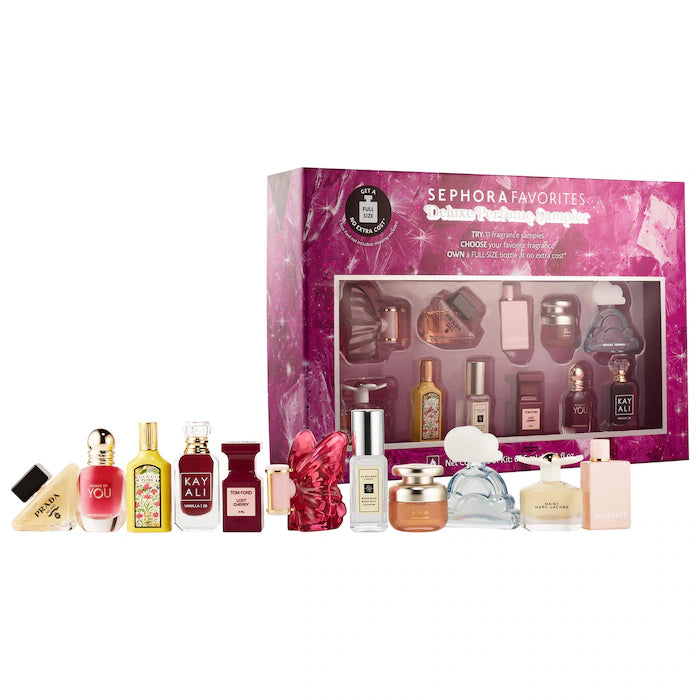 Preorder - Holiday Perfume Sampler Vault Set w/ Redeemable Voucher - Sephora Favorites