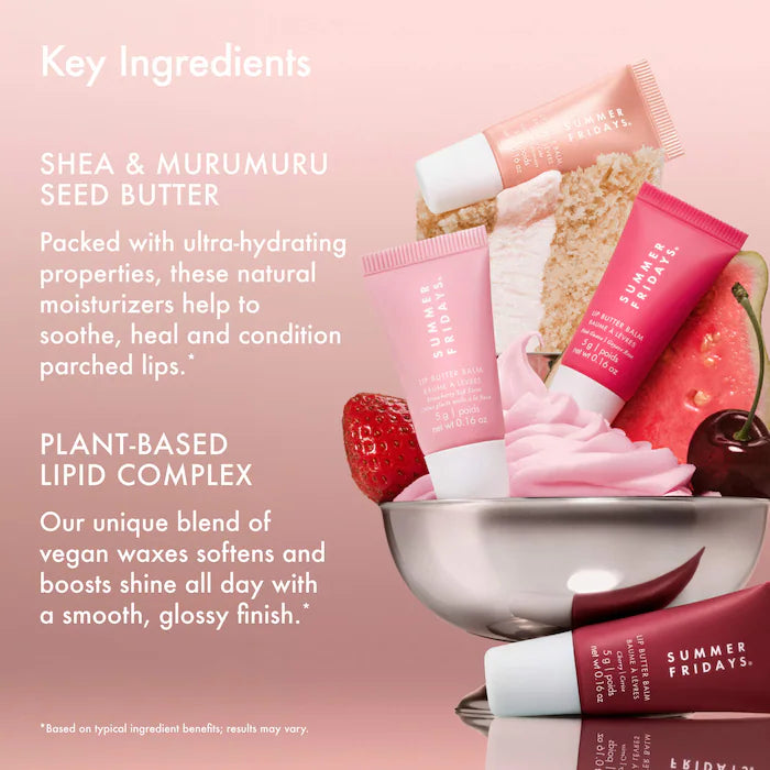Preorder - The Lip Butter Balm Minis - Pink Set - Summer Friday