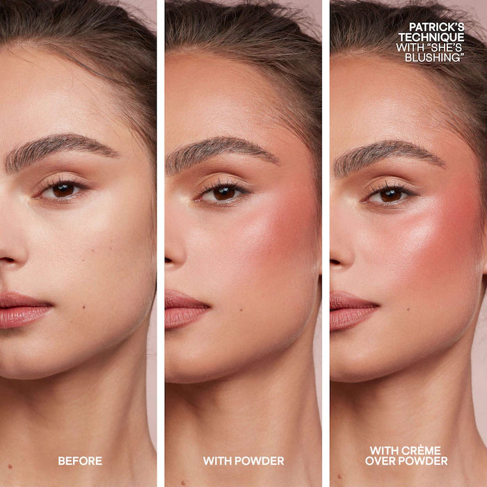 Mini Major Headlines Double-Take Crème & Powder Blush Duo - Patrick Ta