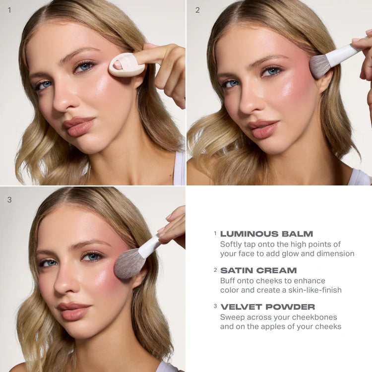 Cheek Thrills Multi-Finish Face Trio - Morphe