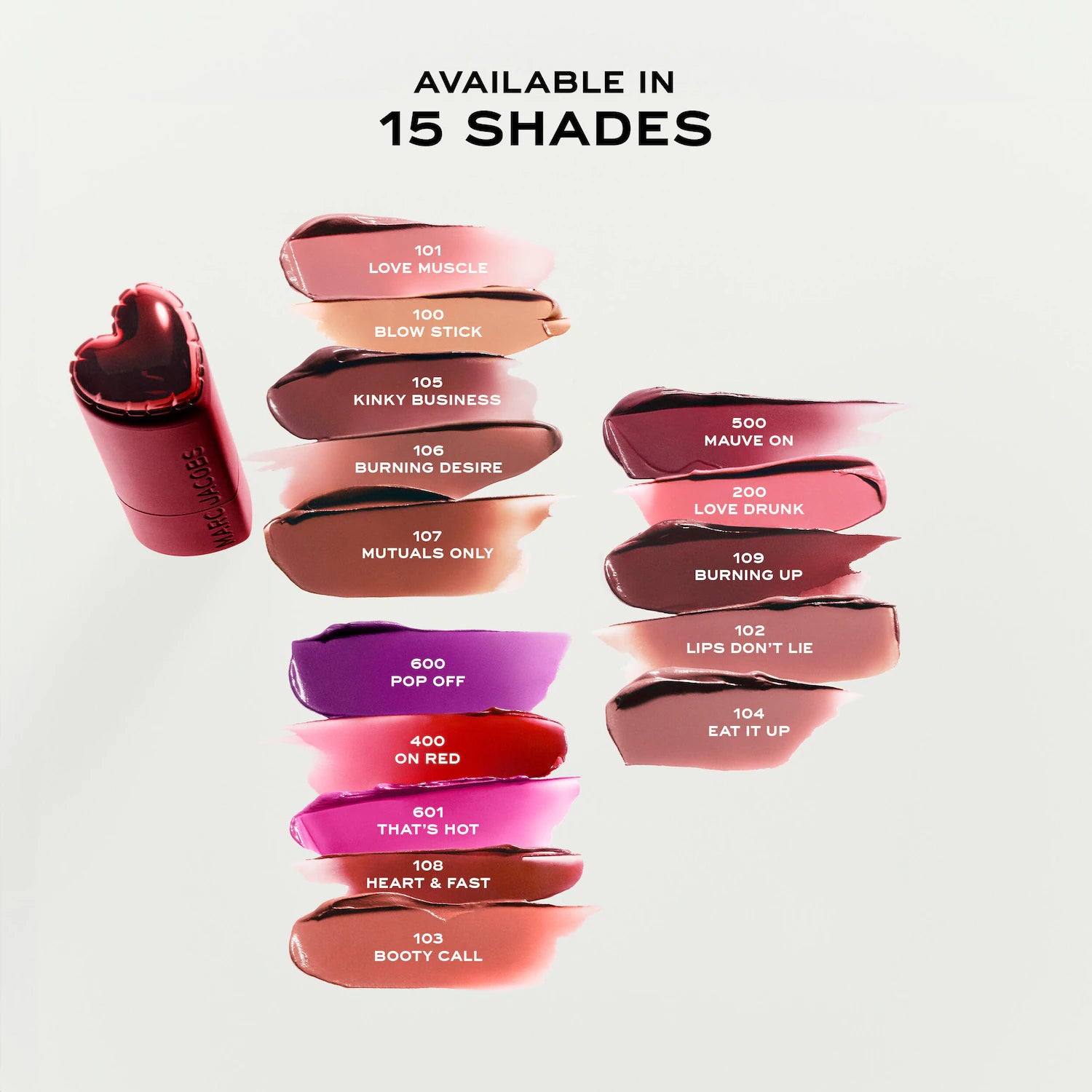 Heart On Long-Lasting Soft Shine Lipstick - Marc Jacobs