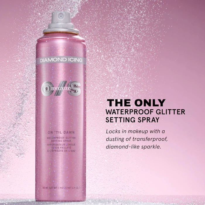 Preorder - On 'Til Dawn Diamond Icing Glitter Waterproof Setting Spray - One Size