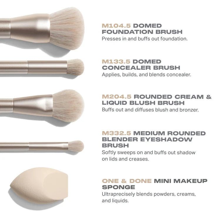 RICHES COME TRUE 5-PIECE BRUSH & TOOL SET - Morphe