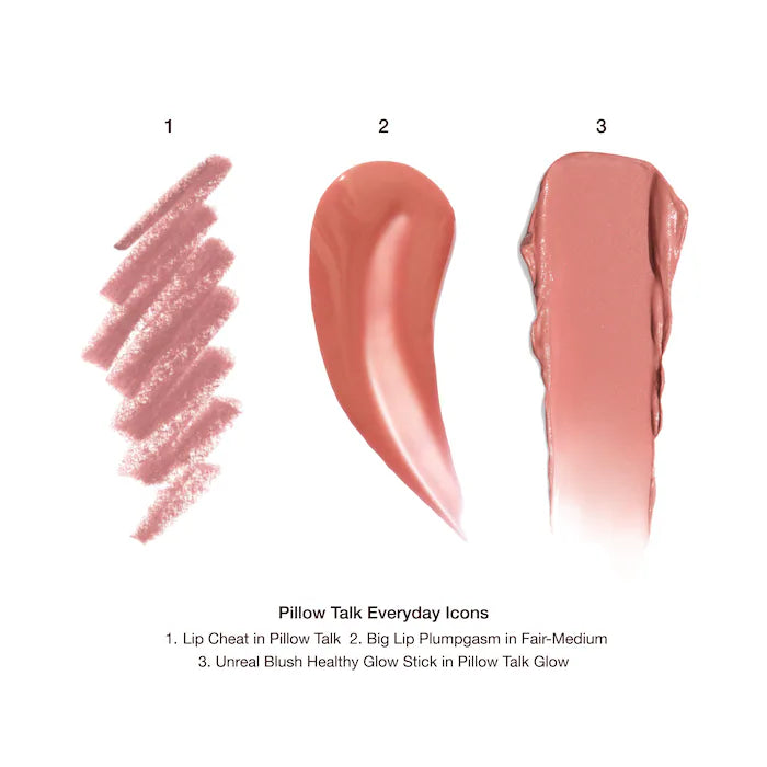 Preorder - Pillow Talk Everyday Icons Lip & Cheek Makeup Gift Set - Charlotte Tilbury