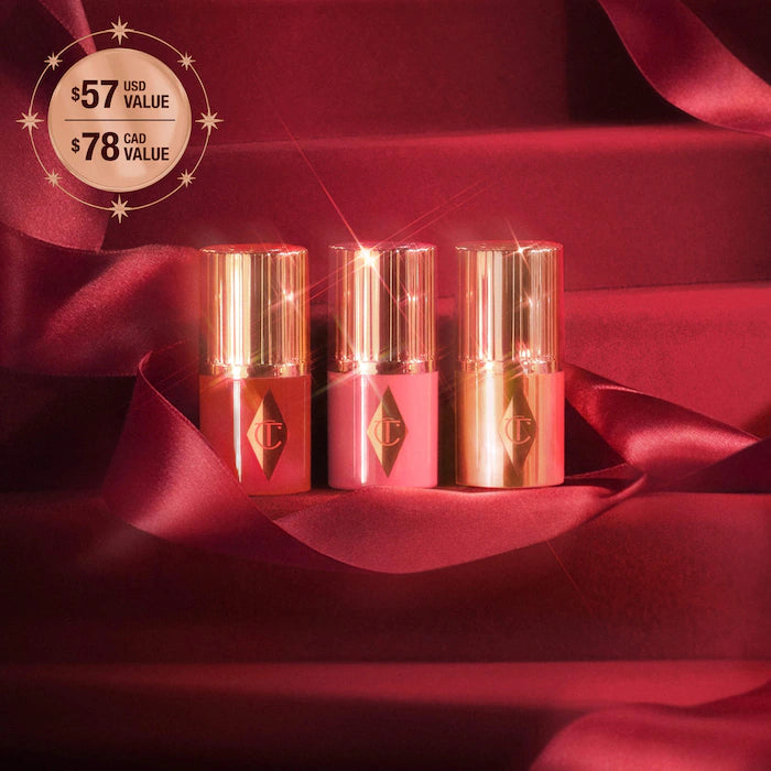 Preorder - Mini Unreal Blush + Glow Trio - Charlotte Tilbury