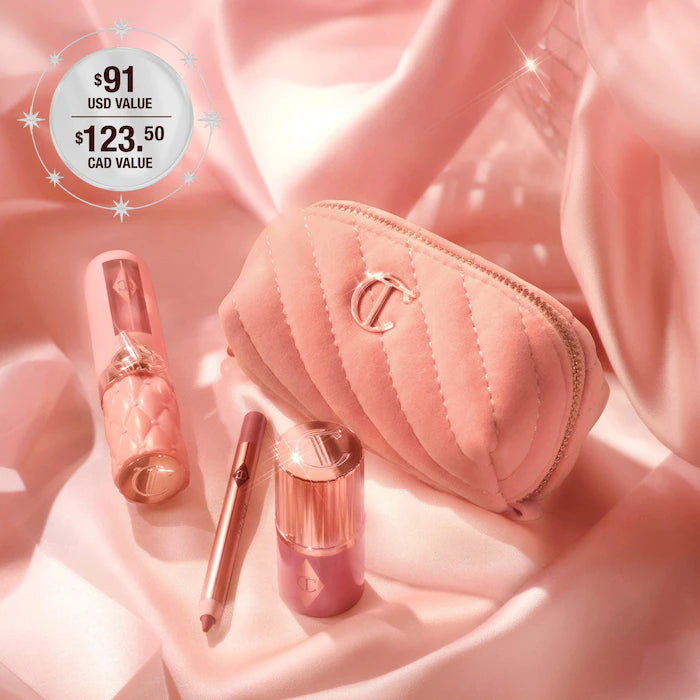 Preorder - Pillow Talk Everyday Icons Lip & Cheek Makeup Gift Set - Charlotte Tilbury
