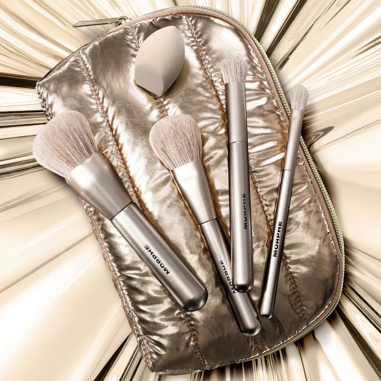 RICHES COME TRUE 5-PIECE BRUSH & TOOL SET - Morphe