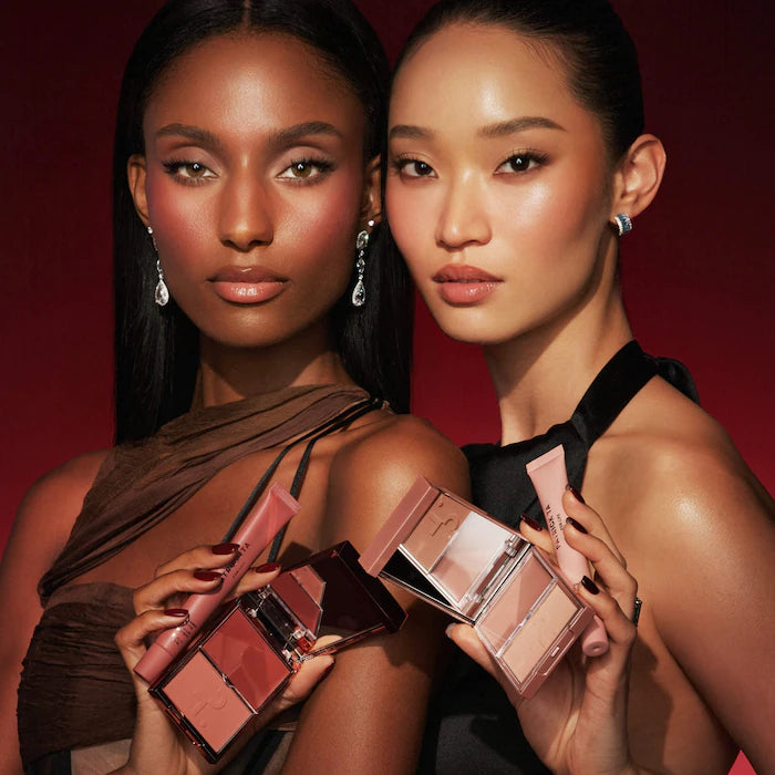 Preorder - Major Headlines Double-Take Crème & Powder Blush Duo & Lip Balm Makeup Gift Set - Patrick Ta
