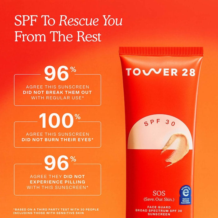 SOS FaceGuard SPF 30 Mineral Sunscreen - Tower 28