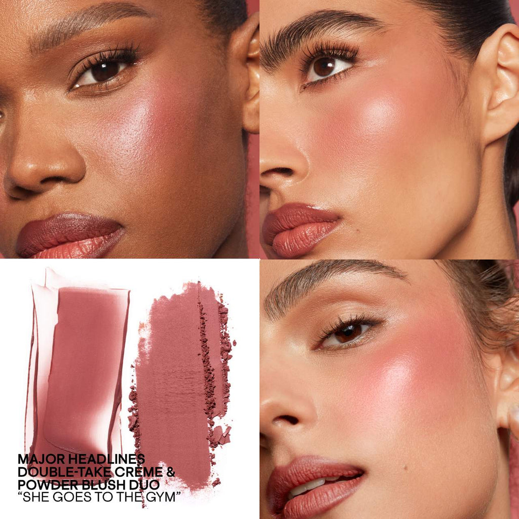 Major Headlines Double-Take Crème & Powder Blush Duo - Patrick Ta