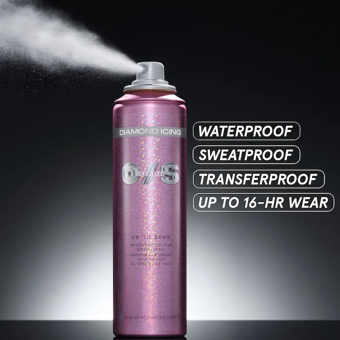 Preorder - On 'Til Dawn Diamond Icing Glitter Waterproof Setting Spray - One Size